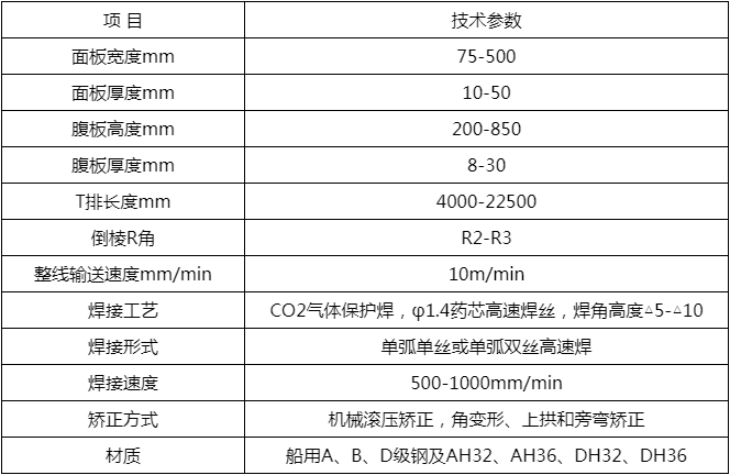 T型排组立焊接矫正一体机