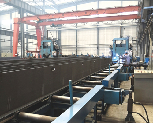 T row welding production line/